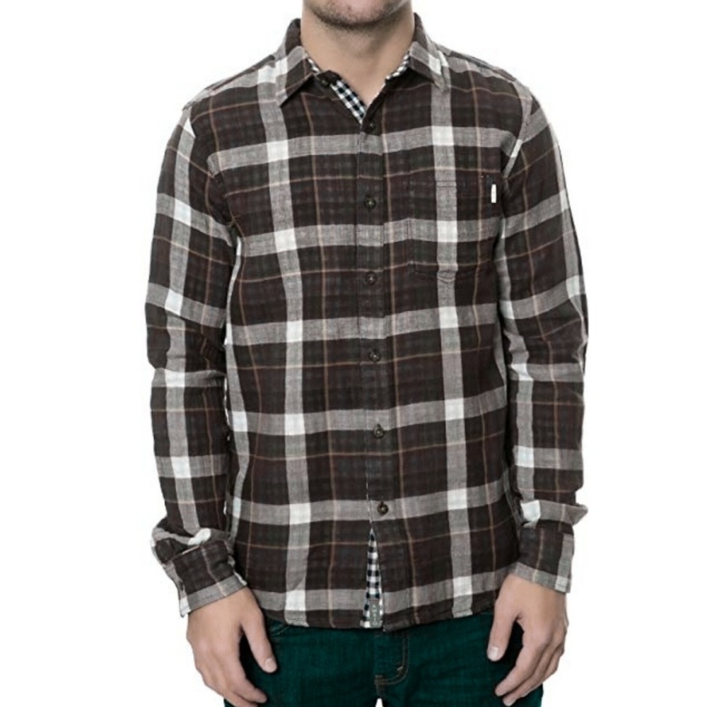 AmBig Men's Button-down Collared Plaid Shirt NWOT - Picture 6 of 6